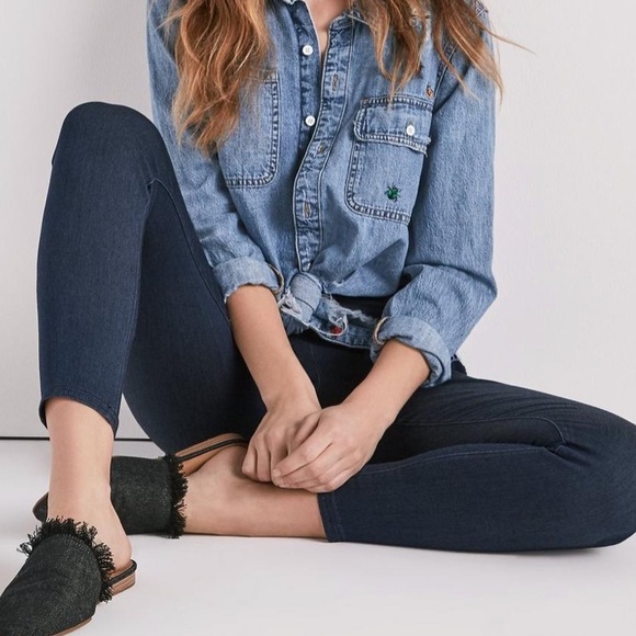 EUC Lucky Brand Bridgeport Hi Rise Denim leggings sz Small - Picture 2 of 11